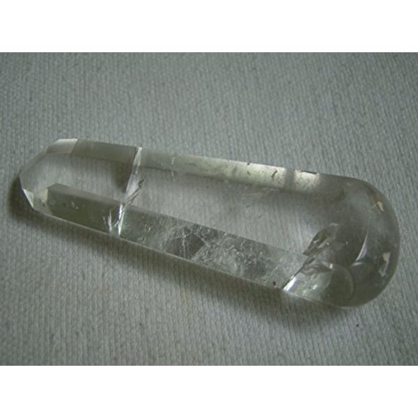Flo4614 Clear Quartz Faceted Massage Wand