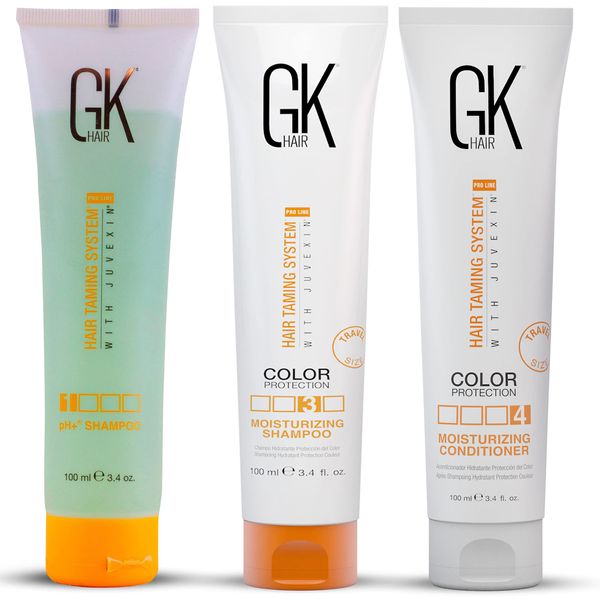 Global Keratin GK HAIR Moisturizing Shampoo and Conditioner Sets with pH Shampoo For Color-Treated Hair Thinning Repairs Detangles Sulfate Paraben Free