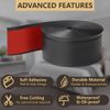 Vinyl Wall Base Baseboard Molding Trim 4"x 40FT Flexible Self Adhesive Black