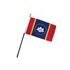 Mississippi 4x6in Stick Flag - 1 dozen pack