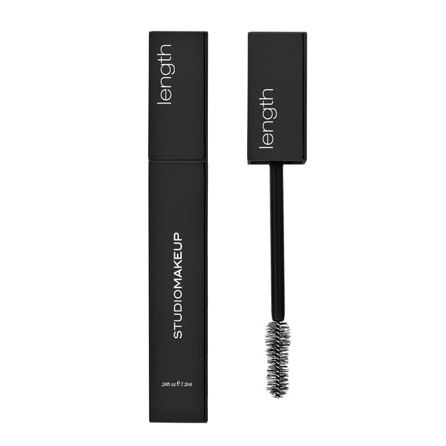 STUDIOMAKEUP Lengthening Mascara – – Long-Lasting Black Mascara to Separate, Define, & Lift - Fortifying Lash Mascara for Sensitive Eyes – Fade-Proof & Smudge Proof Mascara (0.24 oz)