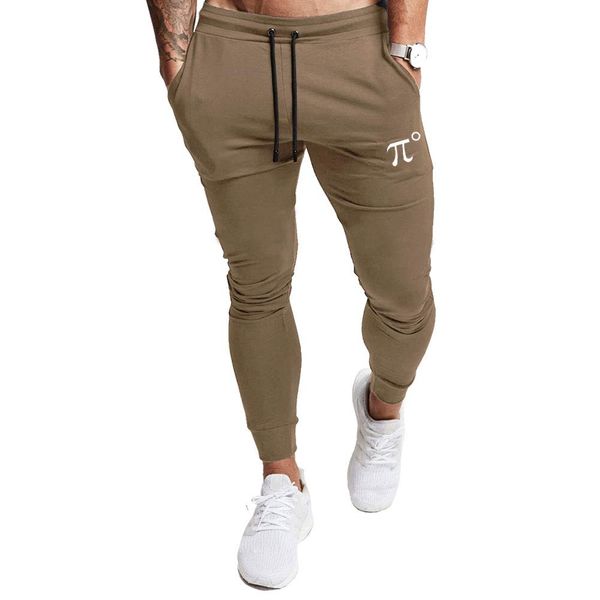 PIDOGYM Men's Slim Jogger Pants,Tapered Sweatpants for Training, Running,Workout with Elastic Bottom Khaki