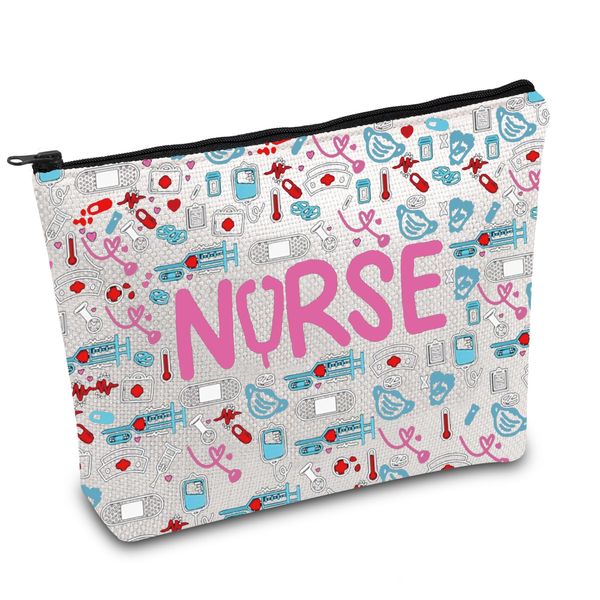 Nurse Makeup Bag Nurse Accessories ER Nurse Gift Nurse Survival Kit ICU Nurse Gift ER Nurse Gift Nurse Appreciation Gift Graduation Gift (Nurse P UK)