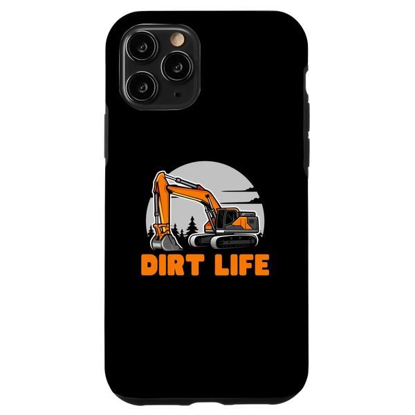 iPhone 11 Pro Dirt Life Construction Work Heavy Engine Operator Excavator Case