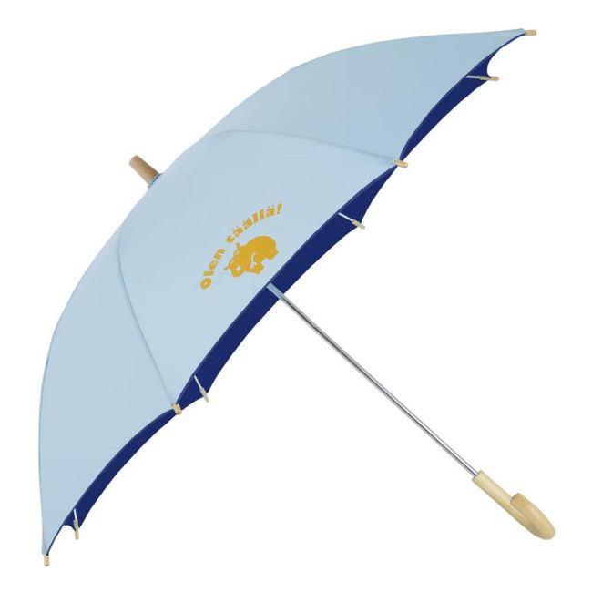 Ogawa 83223 Children's Sun Umbrella, Kids Long Umbrella, Heat Blocking, Over 99% UV, 17.7 inches (45 cm), Kukkahippo Kukukahippo Saxophone, Hand Opening, Safety Hand Opening, Name Band Included, Hippo