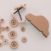 1 Classic Wheel, 1/4 Thickness Pack of 100