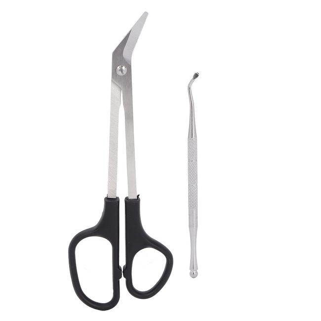 Long Reach Toenail Scissors, Long Handle Toenail Clippers with Nail Picker for Adults The Elderly