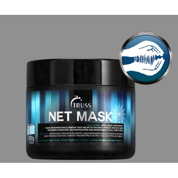 Truss NET MASK 19.40 oz Intelligent hair repair , helps to define the curls