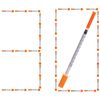 30 pack 1ml 0.31x8mm Plastic Multiple Uses Measuring Tools,Dispensing Measuring Tool,laboratory accessories, individually sealed packaging (30)