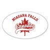 CafePress Niagara Falls Canada Oval Car Bumper Sticker