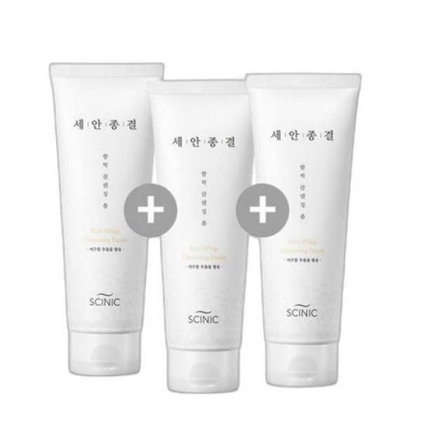 Ssienic Rice Cake Cleansing Foam 220ml 1+1+1_MC