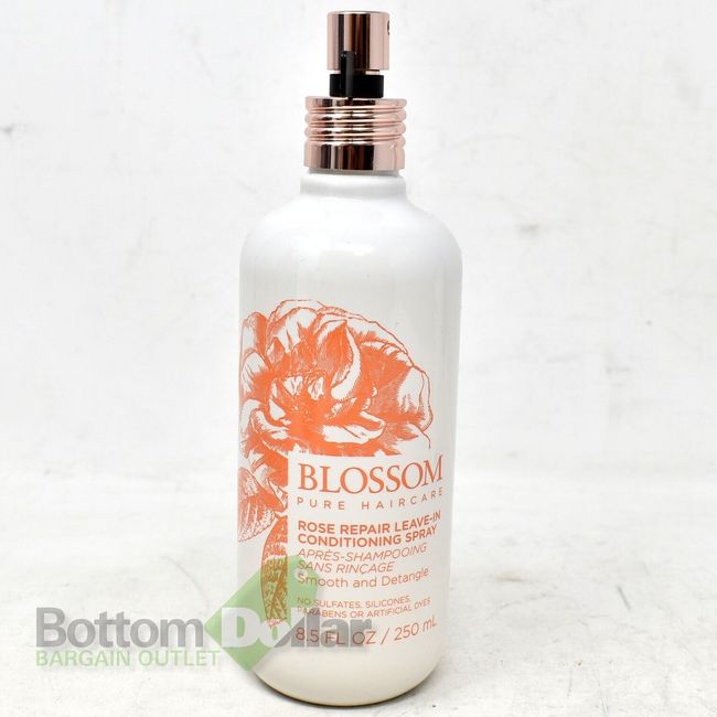 Blossom 191586 Rose Repair Leave-In Conditioning Spray Hair Detangler 8.5 fl oz