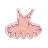 LÄSSIG Textile Sticker Self-Adhesive Textile Woven Sticker Ballet, Ballet, Modern