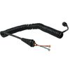2.85M Elastic Spring Cable Connector for Hytera SM25A1 Remote Speaker Microphone
