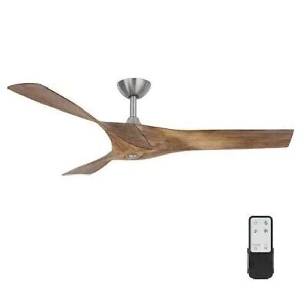 HDC 34776-HBU Wesley 52" In/Outdoor Brushed Nickel DC Motor Ceiling Fan Remote