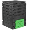 120 Gal Garden Compost Bin with Top Lid Fast Composting Waste Bin for Kitchen 