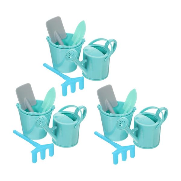 SKISUNO 3Sets Gardening Tool Toys Adorable Simulation Gardening Tool Ornaments for Fun and Educational Gardening Playset for Toddlers