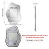 LUVODI Cloud Shape LED Bathroom Mirror Irregular Dimmable Wall Vanity Mirrors HD