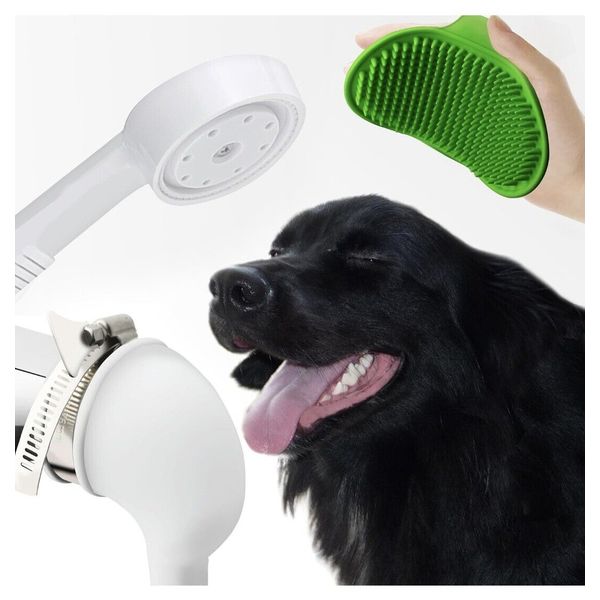 Upgraded Bathtub Spout Pet Shower for Tub Spouts Without Diverter, Ideal for...