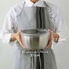 365methods Stainless Steel Salad Spinner, Vegetable Colander, Silver