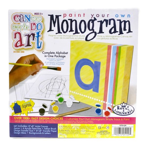 Paint Your Own Monogram Design Set