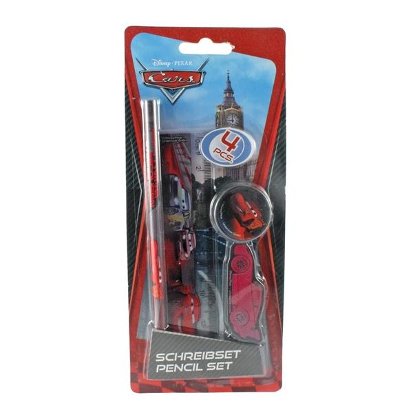 Cars Writing Set 4 Pieces
