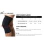 CW-X Men's Stabilyx Joint Support Compression Knee Sleeve, Black, Medium