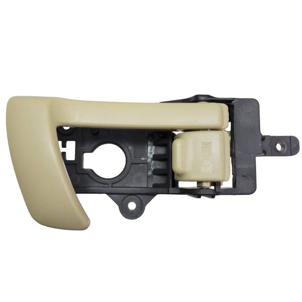 PT Auto Warehouse HY-2509E-RH - Interior Inner Inside Door Handle, Beige - Right Passenger Side