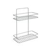 Metaltex Reflex Shelf, Silver, 35 x 12.8 x 26.3 cm