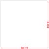 Plexiglas® Cut 3-50 cm - Square White, Size: 11 cm, Pack of 1