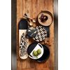 Mud Pie Black Circles Chambray Napkins, 18" x 18"
