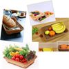 Brown PP (Polypropylene) Basket Storage, Can Be Washed, Stackable, Lightweight, Long Lasting (Cream, 50*35*8cm)