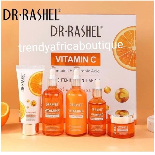Dr. Rashel vitamin C Brightening  5pcs Set In A Case. Super Effective 