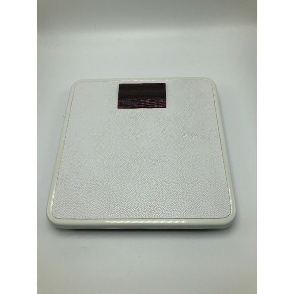 Taylor Precision Products White Metal Electronic Bathroom Scale WORKS