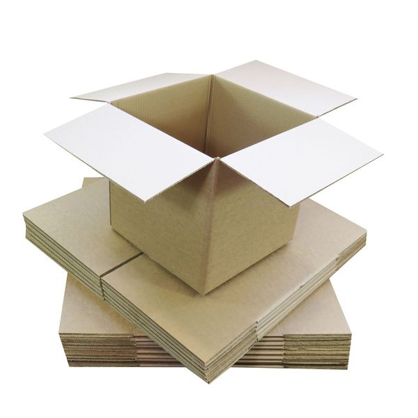 Triplast 101 x 101 x 101mm Small Single Wall 4x4x4" Shipping Mailing Postal Gift Cube Cardboard Boxes (Pack of 10)