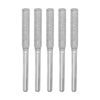 sourcing map 5pcs Diamond Chainsaw Sharpener Bits 5/32" 4mm Cylinder Head Electric Chain Saw Grinder
