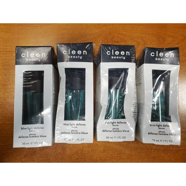 4 Pack: Cleen Beauty Blue Light Defense Serum Hydrating 1 oz. E5C
