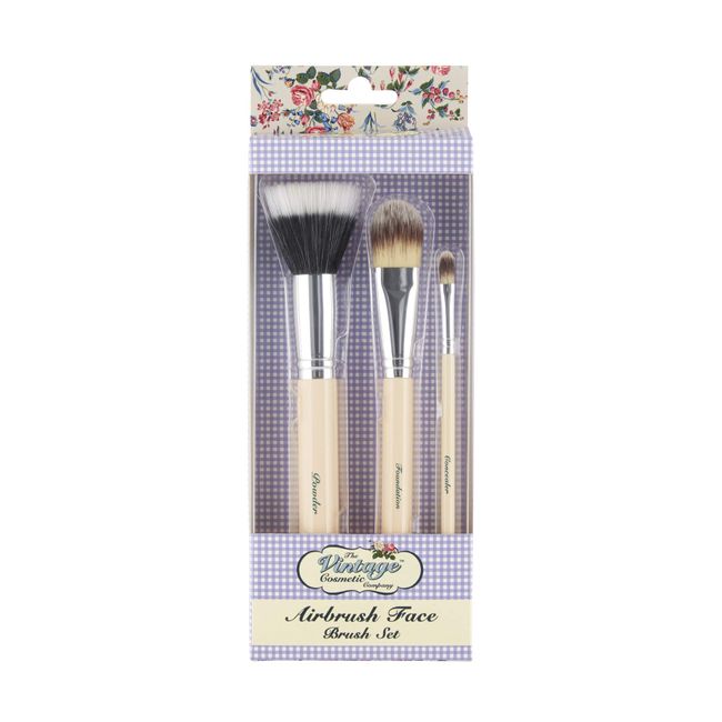 The Vintage Cosmetic Company Airbrush Make-Up Brush Set