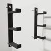 Tin Foil/Cling Film/Grease Proof Paper Mount Bracket Holder Organiser for Kitchen Cupboard Storage Side Hooks Grey