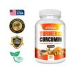 Natural Turmeric Curcumin Supplement - Natural Joint Mobility Support – 120 Caps