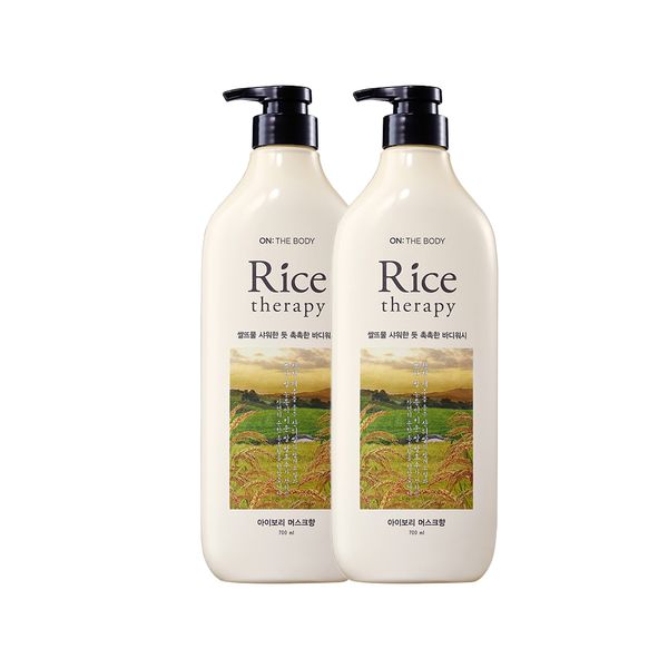 On the Body Rice Therapy Body Wash Musk Scent 700ml 1+1