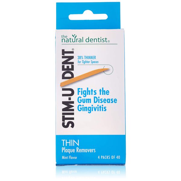 Stim-U-Dent Plaque Removers Thin Mint 160 Each (Pack of 3)