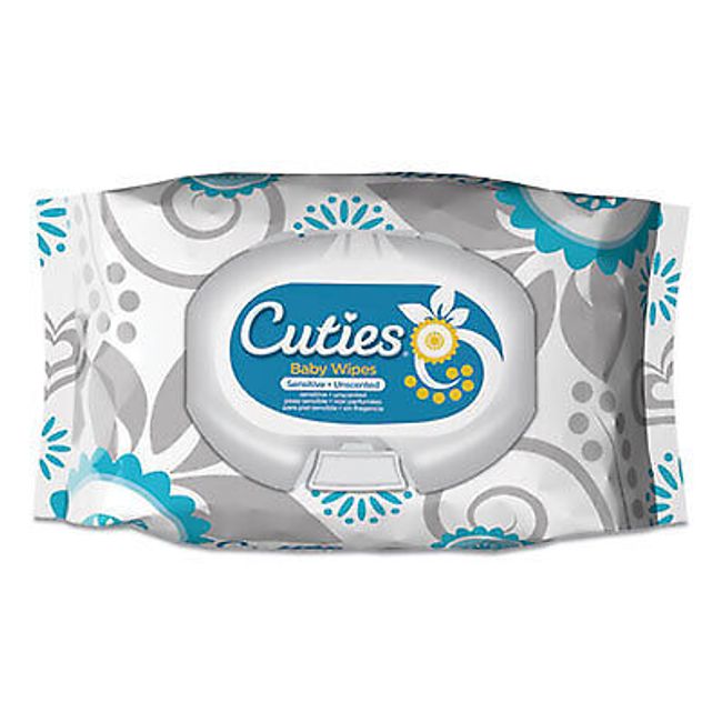 Cuties WIPES,BABY,SENSITIIVE CR-16413/3/CR-1 FIRST QUALITY PRODUCTS INC Cuties