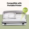 PRT Portable Carrying Case Compatible MT610/MT610 Pro Portable Thermal Printer, Silver