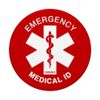 Emergency Medical ID Alert (RED) PopSockets Swappable PopGrip