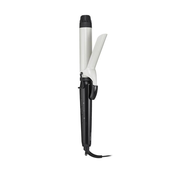 Tescom TM303A-K Hair Iron, Curling Iron, 1.3 inches (32 mm), For Overseas Use, Temperature Adjustment, Lock, Memory, Automatic Off, Black