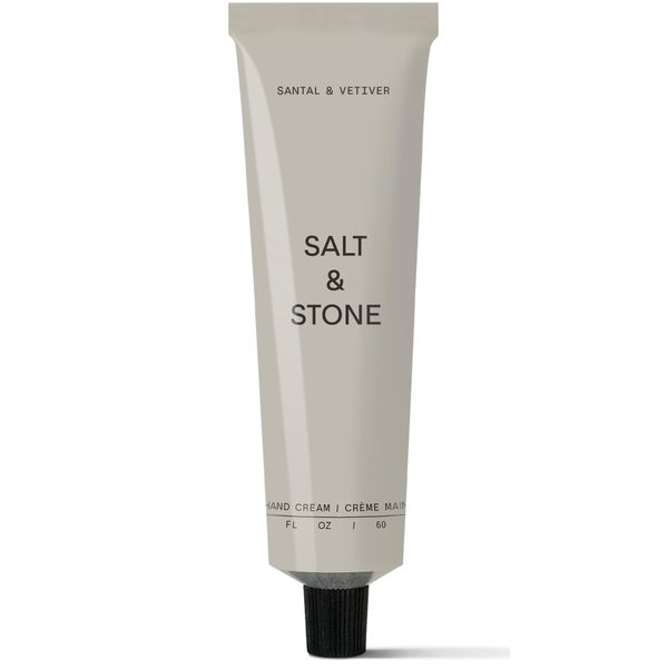 Salt & Stone Hand Cream - Santal & Vetiver | Hand Cream for Women & Men | Hydrates, Nourishes & Softens Skin | Restores Dry Cracked Hands | Fast-Absorbing | Cruelty-Free & Vegan (2 fl oz)