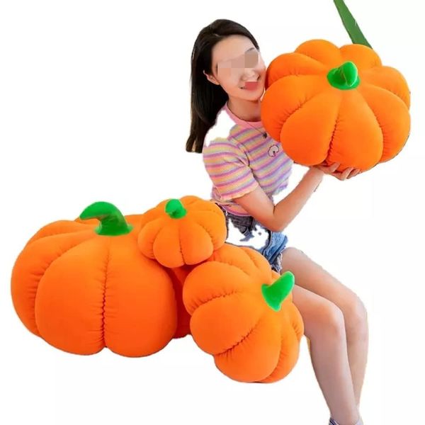 GracesDawn Plush Soft Pumpkin Plush Pillow Pumpkin Decoration Sofa Pillow Soft Pumpkin Gift. Giant Pumpkin Plush Toy, Children’s Gift Orange ((30cm[11.8] inch))