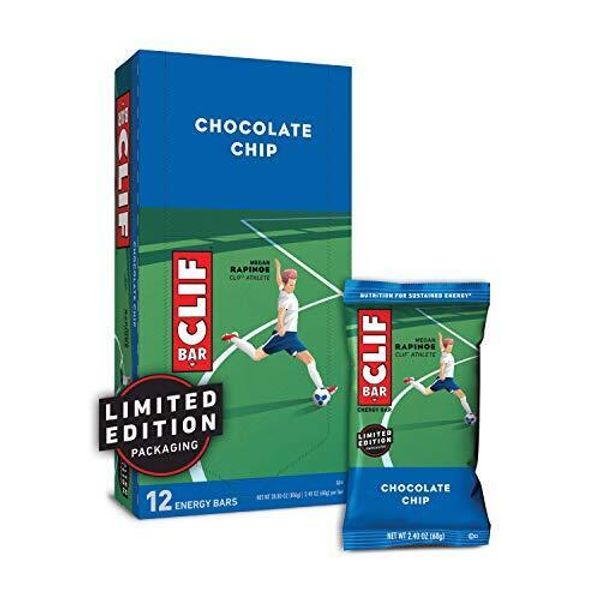 CLIF BAR Energy Bars Chocolate Chip (2.4 Ounce Protein Bars, 12 Count)