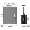 sanwasapurai xperiaa2 Magnet Cable (Stand Type) Black Ku – xpmg1 – A2